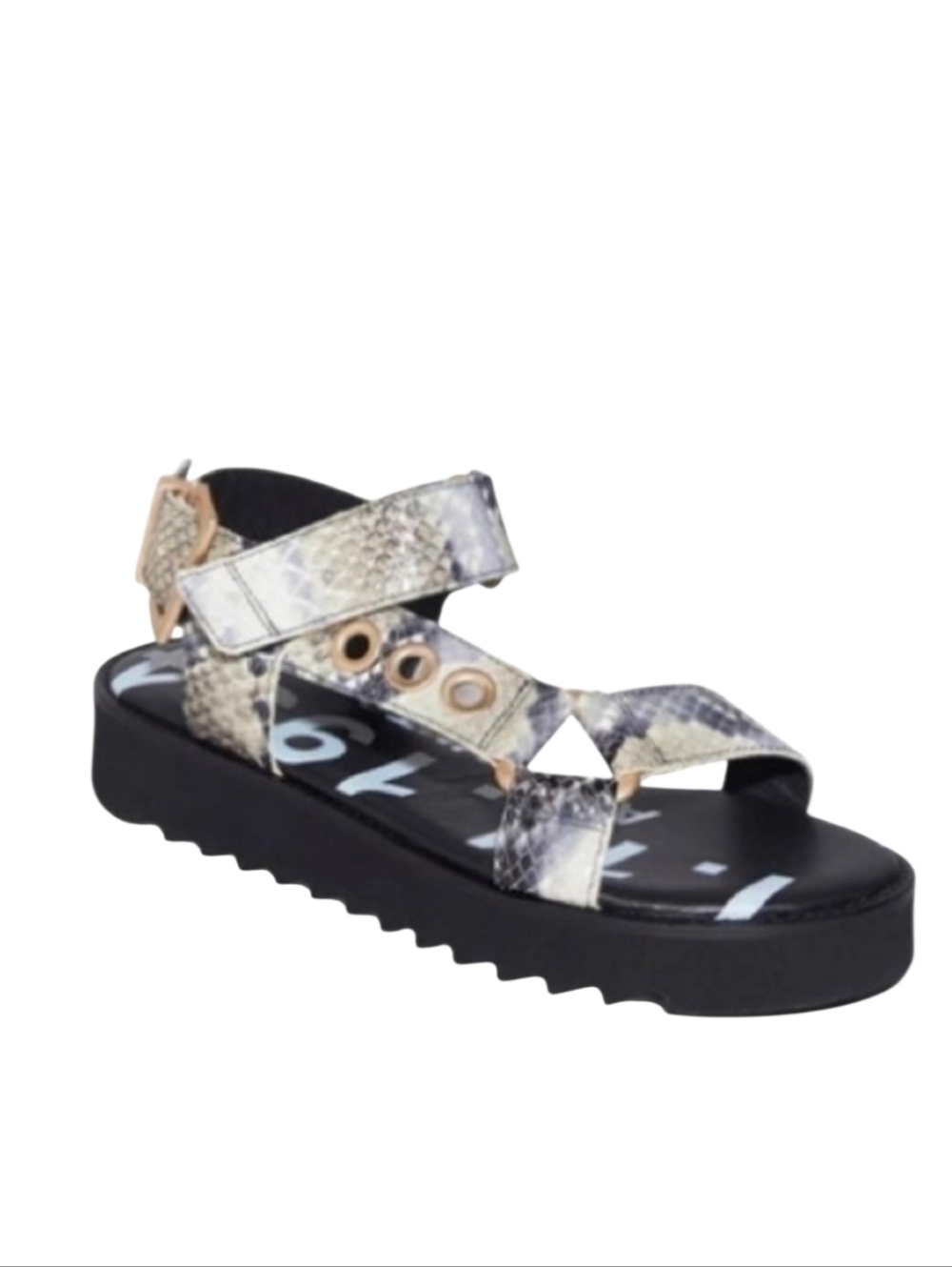 All Saints Rhianne Summer Snakeskin Sandals